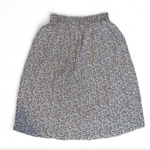 Good hart Matilda Jane midi skirt floral light brown and cream broomstick midi L